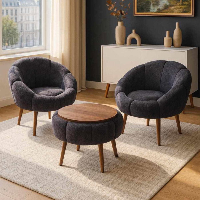 Atelier Del Sofa Lida Wellsoft - Anthracite